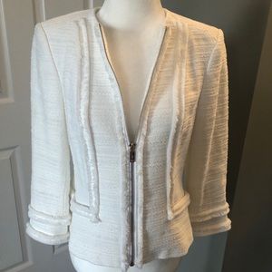 Karl Lagerfeld white jacket, size 4